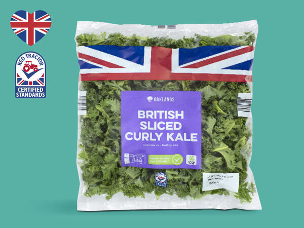 Oaklands British Sliced Curly Kale