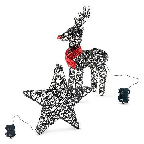 BELAVI LED Rattan Figuren