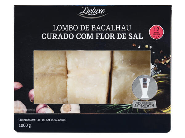 Deluxe(R) Lombos de Bacalhau com Flor de Sal