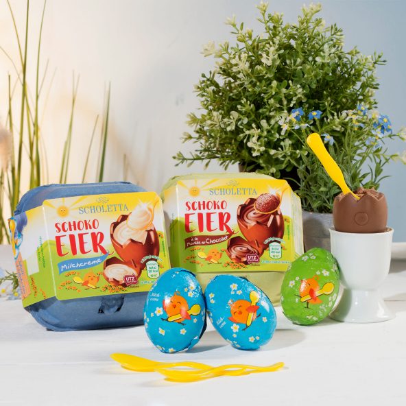 Chokoladeæg med cremefyld