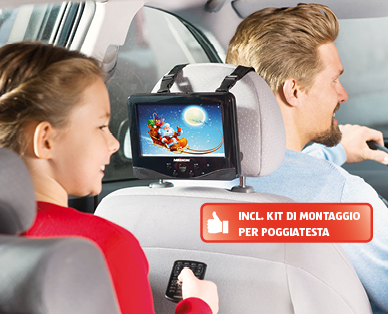 Lettore DVD portatile con 2 display da 17,7 cm (7") MEDION(R) LIFE(R)