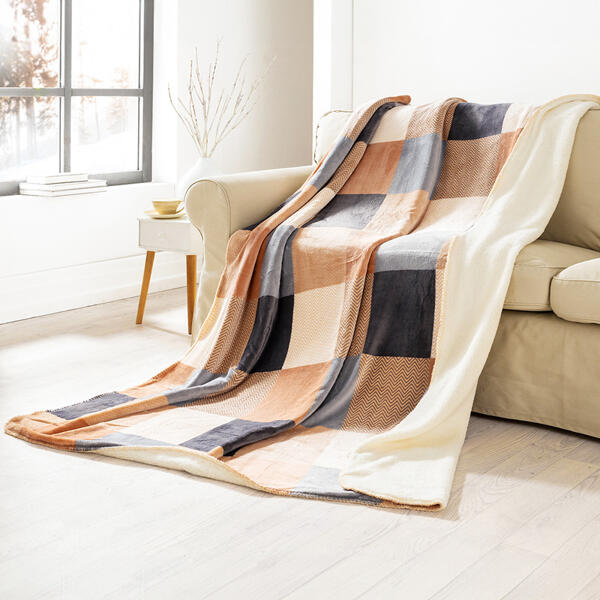 Wohndecke "Flanell-Sherpa"