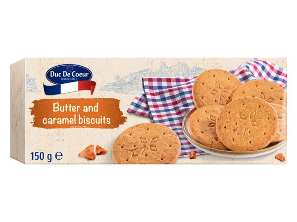 Butter and Caramel Biscuits