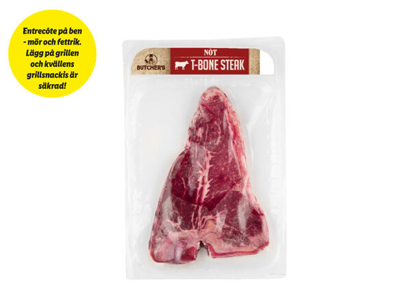 Färsk T-bone steak