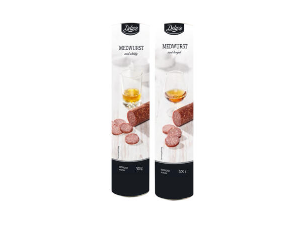 Whiskey- & konjaksmedwurst