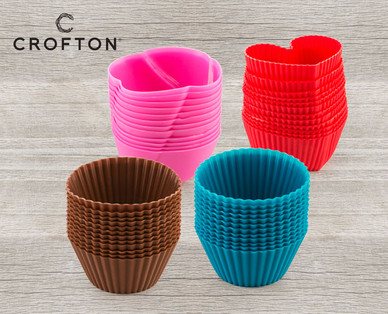 CROFTON Silikon-Muffinförmchen-Set, 12-teilig