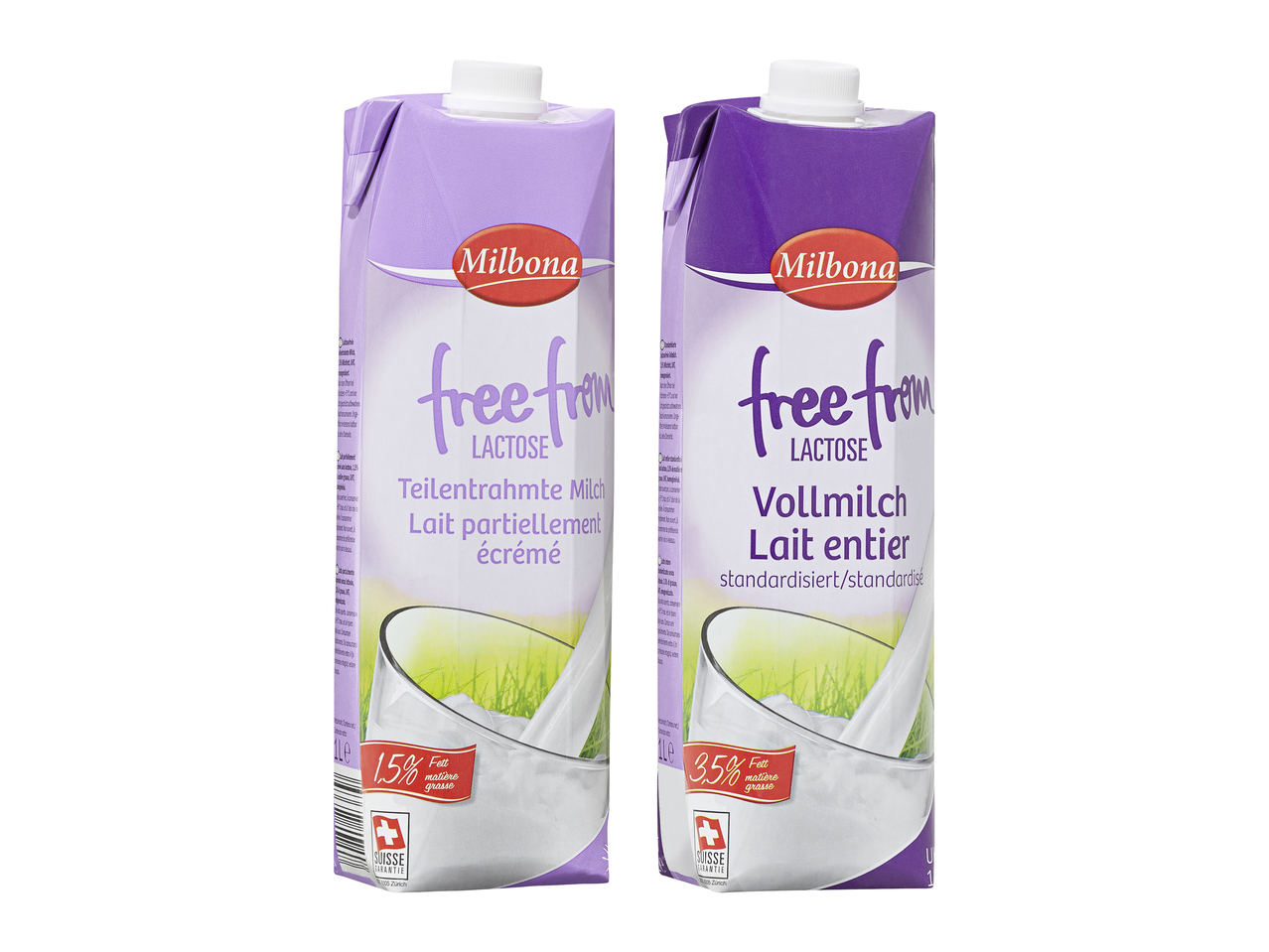 Lait drink 1,5% UHT/ lait entier 3,5% UHT