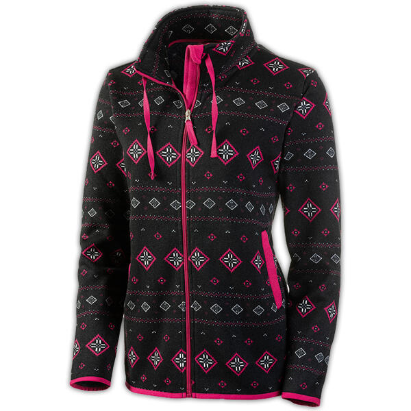 Strickfleece-Jacke