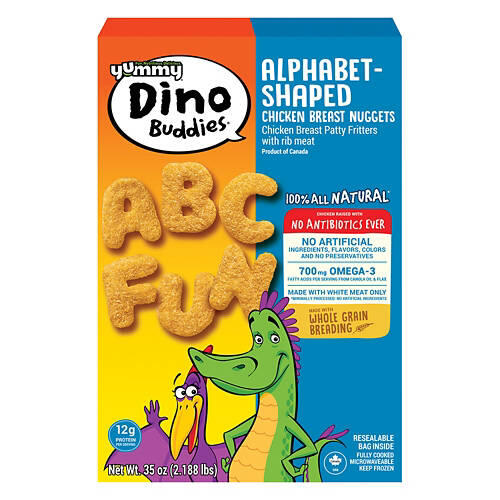 Alpha Shaped Chicken Breast Nuggets, 35 oz
