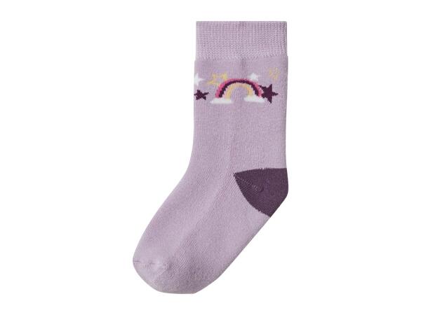 Lupilu Kids' Thermal Socks with Unicorns - 5 Pairs