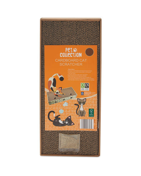 Brown Cardboard Cat Scratcher