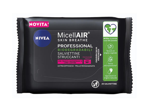 Professional MicellAIR Makeup Remove Wipes