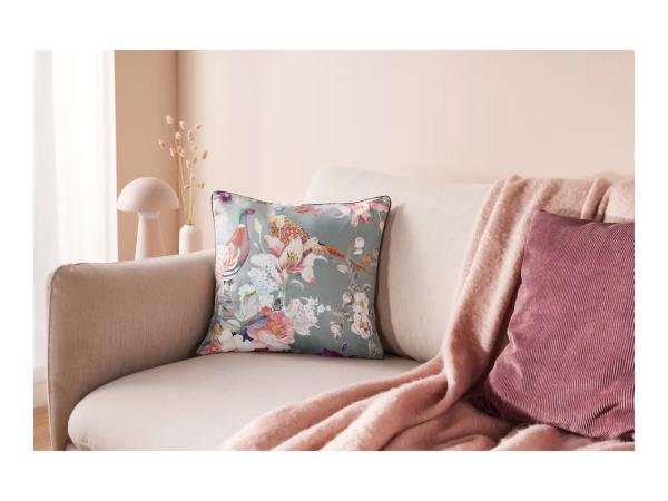 Livarno Home Grey Reversible Cushion Cover