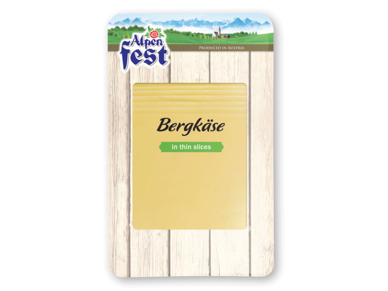 Bergkäse Cheese Slices