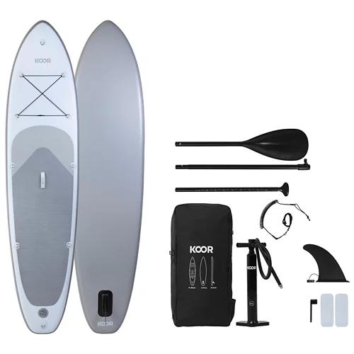 KOOR Tavola da SUP "Asuubi" 10'6 (320 cm), Grigio