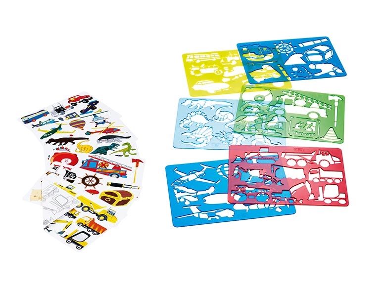Set de pochoirs à dessin