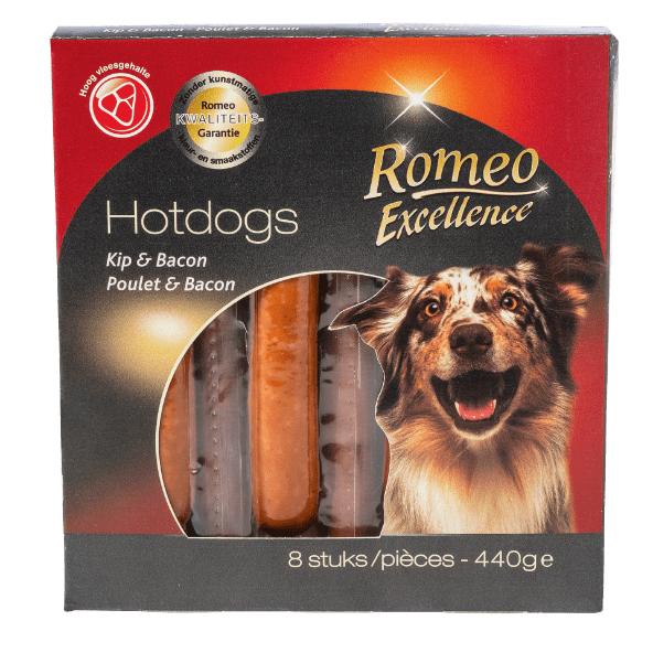 Hotdogs voor honden, 8 st.