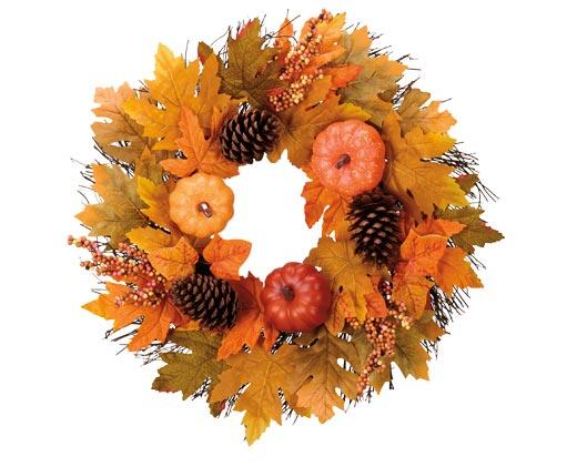 Huntington Home Harvest Wreath