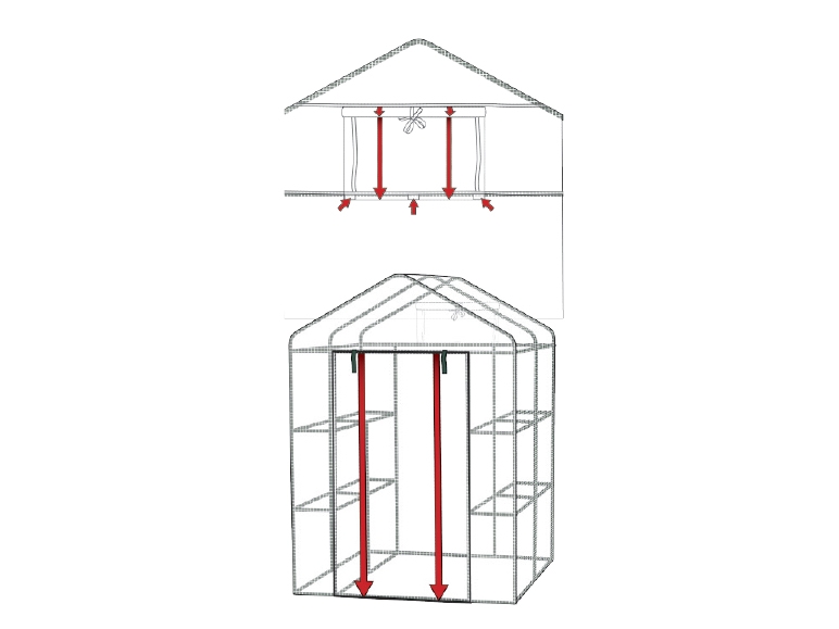 FLORABEST Walk-In Greenhouse
