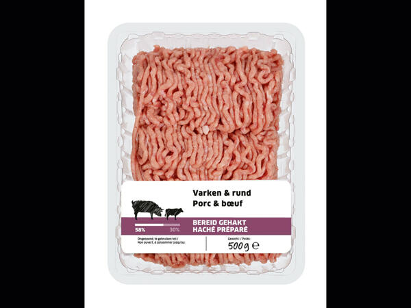 Haché porc-boeuf