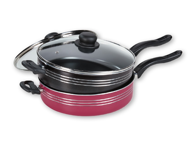 Ernesto 28cm Aluminium Sauté Pan with Lid
