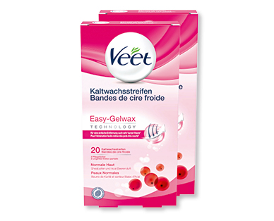 Bandes de cire froide pour les jambes VEET