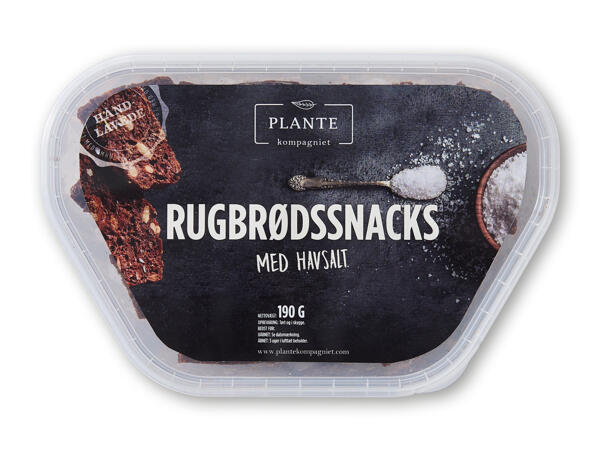 Plantekompagniet rugbrødssnacks