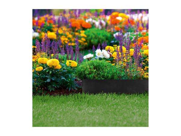 Parkside Straight Lawn Edging - Black