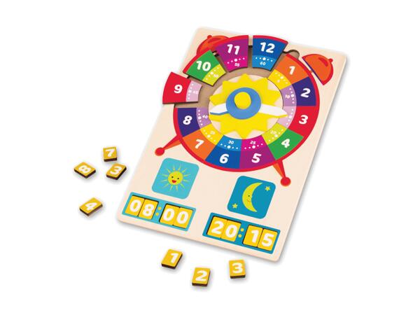 Holz-Lernpuzzle