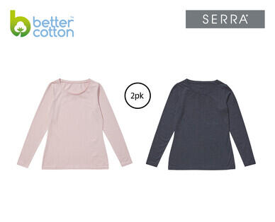 Women's Long Sleeve Stretch Tee 2pk