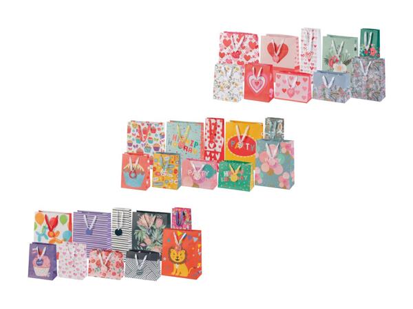 Set sacchetti da regalo, 10 pezzi