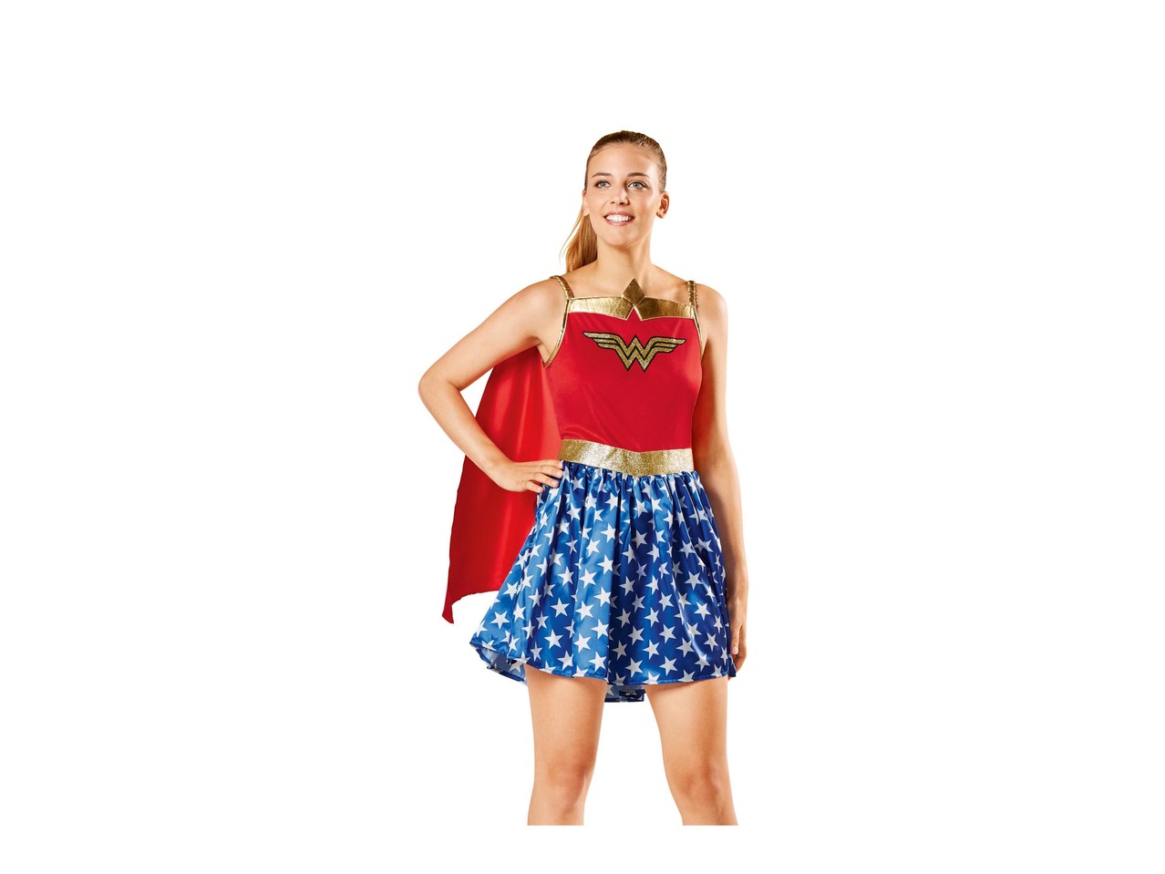 Ladies' Carnival Costume "Minnie, Wilma Flintstones, Wonder Woman"