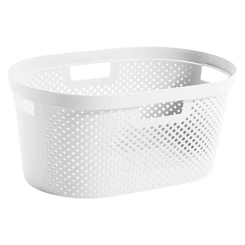 Laundry Basket, White