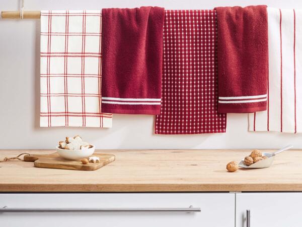 Kitchen Hand Towel & Tea Towel Set