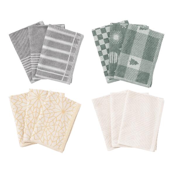 CROFTON(R) 				Essuies de cuisine jacquard, 3 pcs