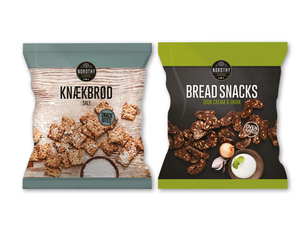 Nordthy rugbrøds- eller knækbrødssnacks