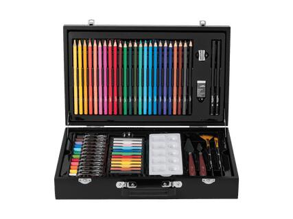 CRELANDO Coffret de dessin, 82 pièces