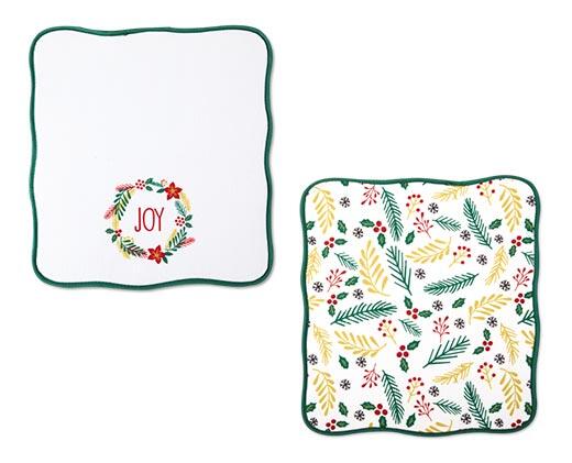 Merry Moments 
 Drying Mat or 4-Pack Scrubber Dishcloth Set