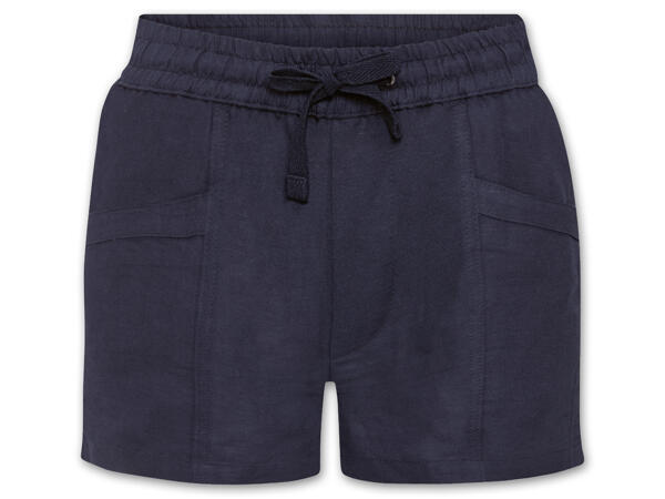 Damen Leinen-Shorts