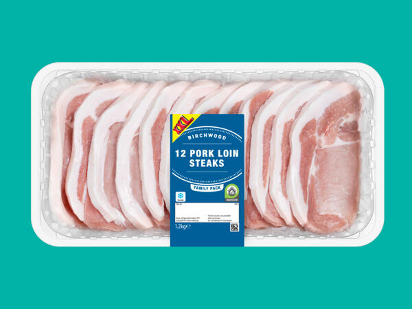 Birchwood 12 Pork Loin Steaks