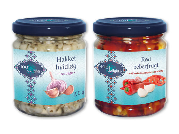 Hakket hvidløg