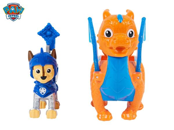 Paw Patrol Rescue Knights Play Set - Chase and Dragon Draco