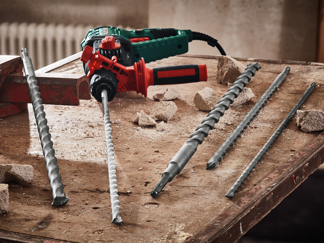 SDS-Plus Masonry & Stone Hammer Drill Bit Set1