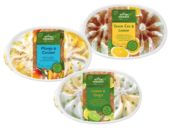 Gestrudeltes Eis