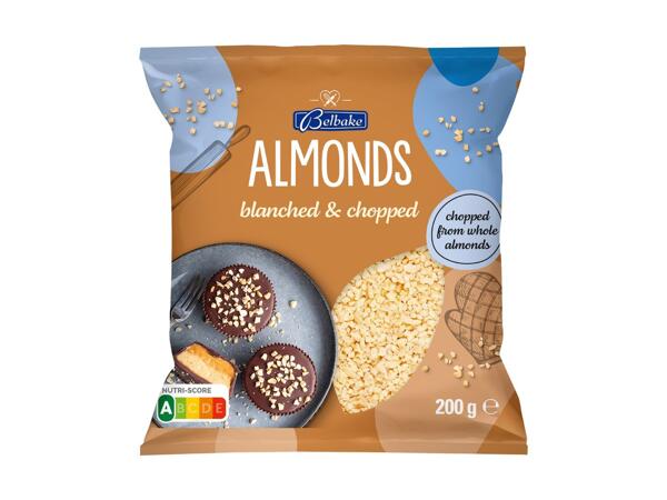Amandes blanchies hachées