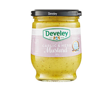Develey Garlic & Herb Mustard 268g-270g