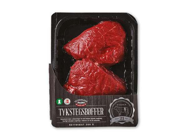 Danske tykstegsbøffer