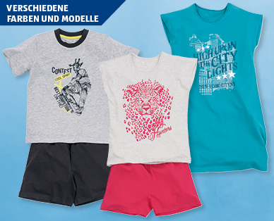 KIDZ ALIVE Kinder-Sommernachtwäsche