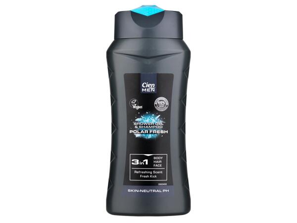 SPRCHOVÝ GEL A ŠAMPON PRO MUŽE 3 V 1