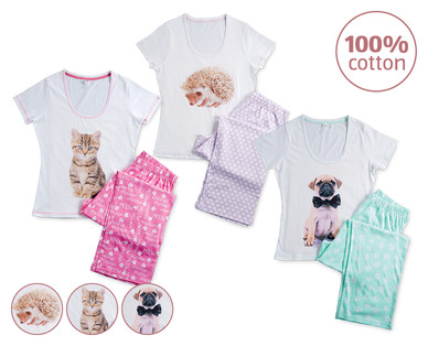 Ladies' Photo Print Pyjamas